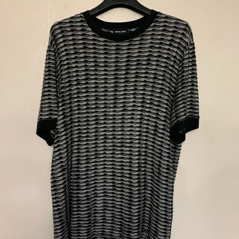 Giorgio Armani mens knitted T-Shirt
